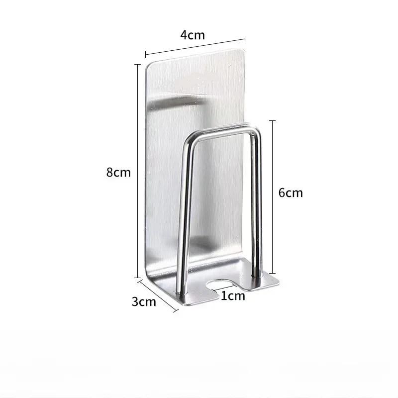 304 Stainless Steel Electric Toothbrush Holder Self-adhesive Waterproof Wall Mount Toothbrush Holder Bathroom Storage Ho