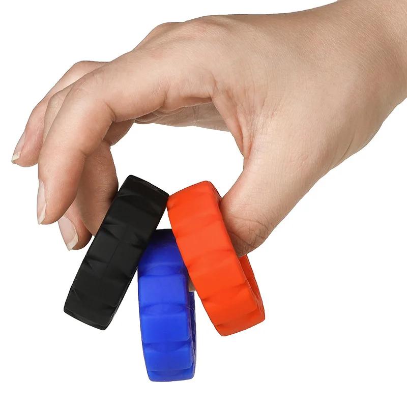 BDSM Sex Toy Tyre Shape Penis Ring Retarded Ejaculation Cock Rings 3 Colour Semen Lock Rings Delayed Erotic Adult Toys Men Gay