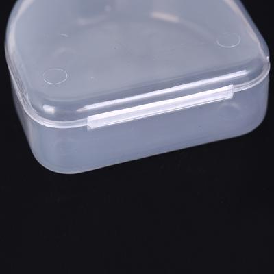 1 Pc Brand New And High Quality Transparent Dental Box Denture Teeth Storage Case Plastic Mouth Guard Container 6.4x6.5x2.5cm