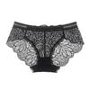 Sexy Lace Pure Lust Seduction Women's Briefs Mood Hollow Bow Mid-waist Comfortable Cotton Crotch Girl Panties