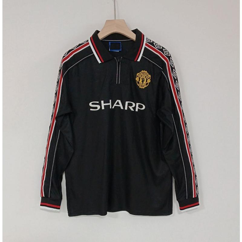 Camiseta retro de manga larga Camiseta de fútbol Real Madrid Manchester United Inglaterra Arsenal Portugal Inter de Milán AC camiseta réplica