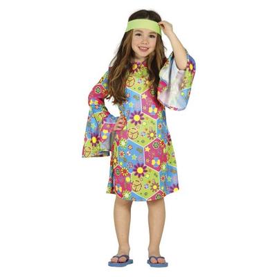 Fiestas Guirca Meisjes Hippie Kostuumset