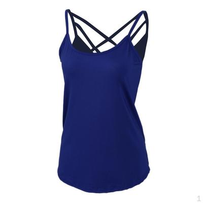 Fashion Womens Plain Sleeveless Ladies Beach Spaghetti StrapBack Cami Camisole Tank Top