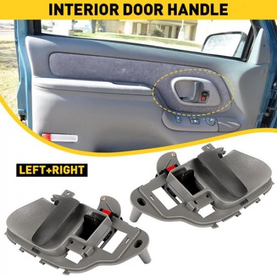 Pair Front Interior For 1995-99 Chevrolet Handle Door C1500 ide