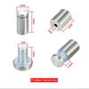 Stainless Steel Glass Fasteners Advertising Board Fixed Nails Durable Spacer Holder Billboard Fixing Screws Standoffs 10Pcs