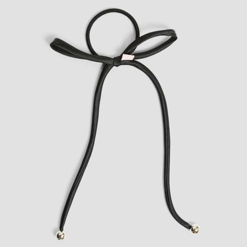 Hish Tube Ribbon Tie - Black