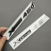 3D ABS Car Letters Logo XDrive 45i 45d Rear Trunk Badge Side Fender Emblem Decals For BMW X5 X6 X7 Q5 Q7 A7 A8 Accessories