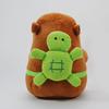 Clearstone Capybara Plush Toy, Chavimaru Turtle, 32cm, Brown