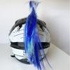 Perucă Cască Mohawk Decorații pentru Cască de Motocicletă Peruci Cockscomb Motocross Full Face Off Road Cască Decoratări Pastă pentru Autocolant de păr