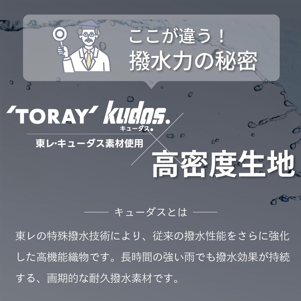 Come Across Folding Umbrella for Durable and 65cm Main 8 115cm Men, Water-Repellent, Rib, Ribs, (Navy)