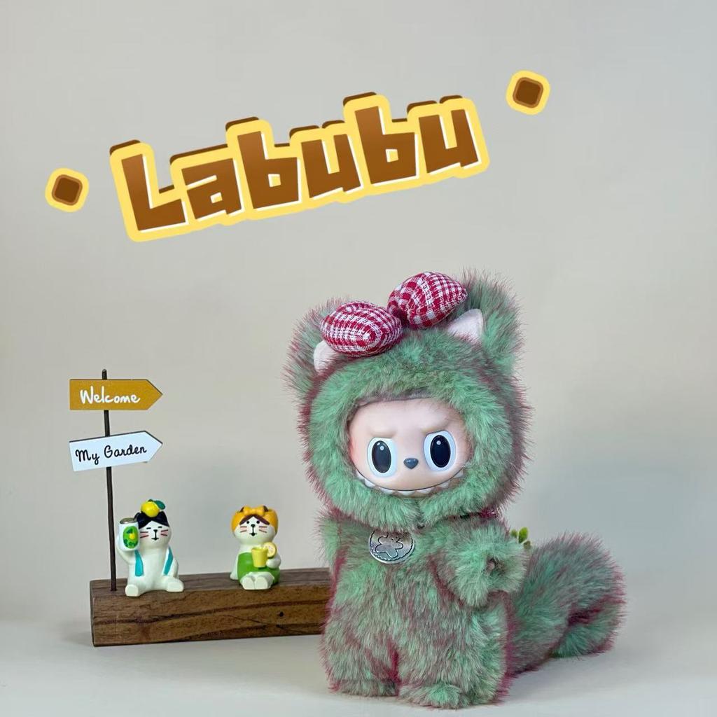 Vinyl 17cm Doll Cute Dress Up Skirt Plush Suit Doll