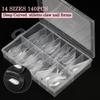 New Eagle Claw Nail-Forms 140pcs Crystal Extension Tips For Quick Gel Nails Paperless Nail Art Kit With Claw Shaped Design Salon