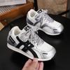 Boys double net summer new breathable 2025 children's soft-soled lightweight sports shoes girls medium and older children's casual shoes