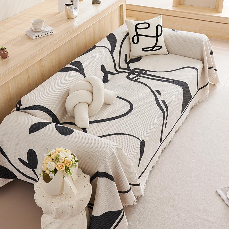 

Диван Пледы Полотенце Кемпинг Пикник Большой Плед Досуг Пляжное Полотенце Принт Узор Путешествия Кисточки Плед S161 130x180cm