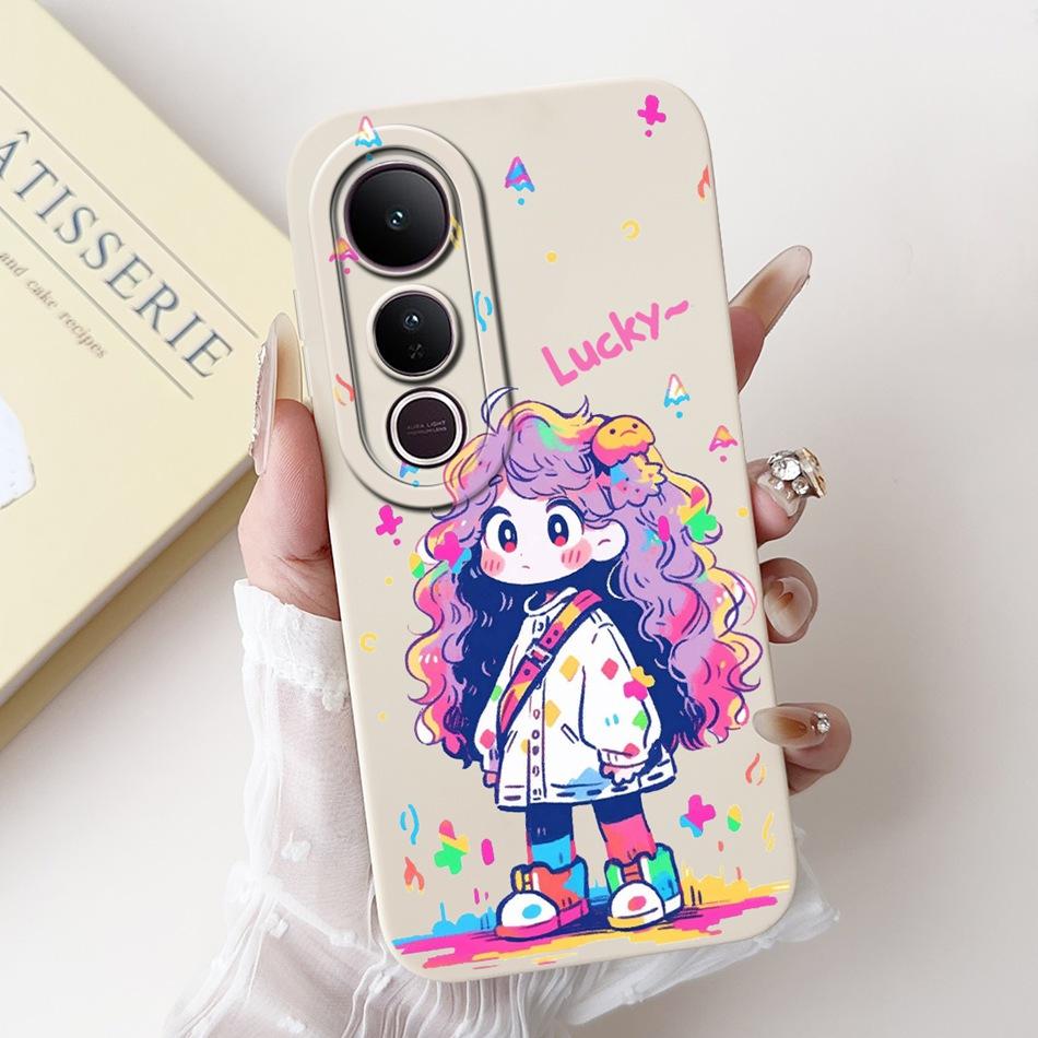 For Vivo V50 Lite Elegant Butterfly Floral Printed Phone Case For Vivo V50 V 50 V50lite Soft Silicone Shockproof Cases Bumpers