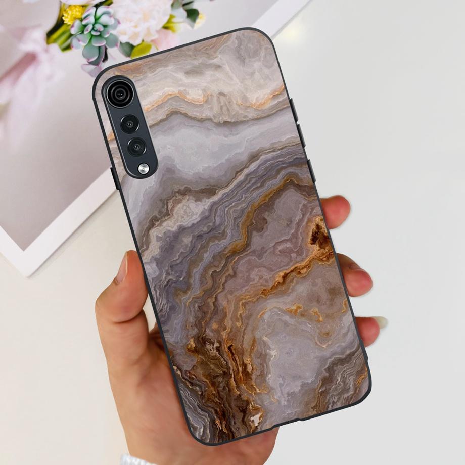 For LG Velvet 5G 4G / Velvet 5G UW Case Cute Cartoon Panda Flower Luxury Soft Silicon Phone Case Back Cover Capas