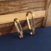Accessories Spring Hook Quick Release EDC Keyring Set Brass Keyring Buckle  Outdoor Tool