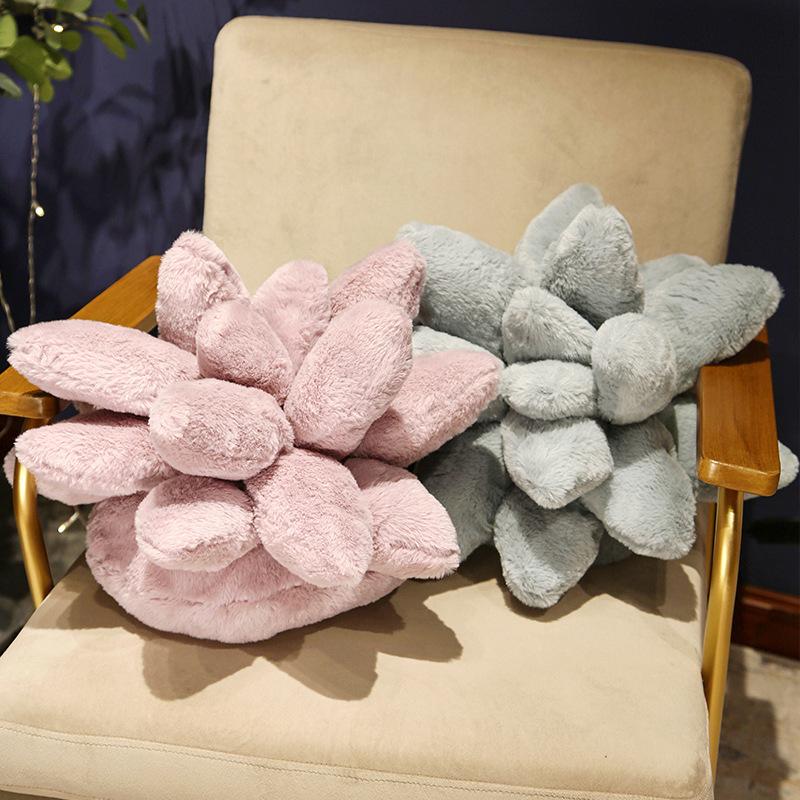 NEW Soft Succulents Plush Stuffed Toys Various Cute Potted Flowers Bookshelf Pillow Home Living Room Decoration Girls Gifts