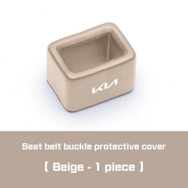JTAN5 Car Seat Belt Buckle Cover Anti Scratch Seatbelt Button Protector For KIA RIO Sportage Ceed Cerato Sorento K3 K4 K5 KX3 Optima