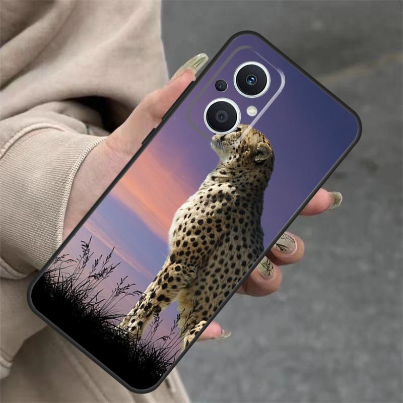 Cheetah Panther Snow Cheetah Case For OPPO Reno 14 10 11 12 13 Pro 11F 12F 13F 14F 7 8 Lite OPPO Find X9 X8 X5 Pro Cover