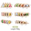 Promise Babe Colorful Building Acrylic Photography Rainbow Building Equilateral Right 3D 24 Ages Blocks, Sheets, Toys, Props, Toys, Cuboid, Triangle,