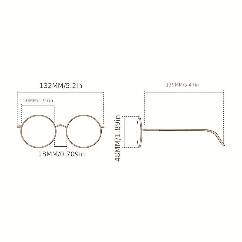Chic Polygon Metal Frame Blue Light Blocking Glasses Stylish Transparent Lens Eyewear for Women