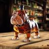 300ml Bulldog Shape Whiskey Bottle French Bulldog Whiskey Bottle Large Capacity Liquor Glass Alcohol Decanter For Father Men