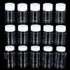 1 ST 15/30/50/100/150/200 ml Plastic PET Heldere Afsluitbare Flesjes Solide Poeder Medicijn Pil Flesje Container Reagens Verpakking Flesje