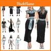 Deluxe Men Egyptian King Costume Majestic Arabian Prince Outfit For Halloween Parties**