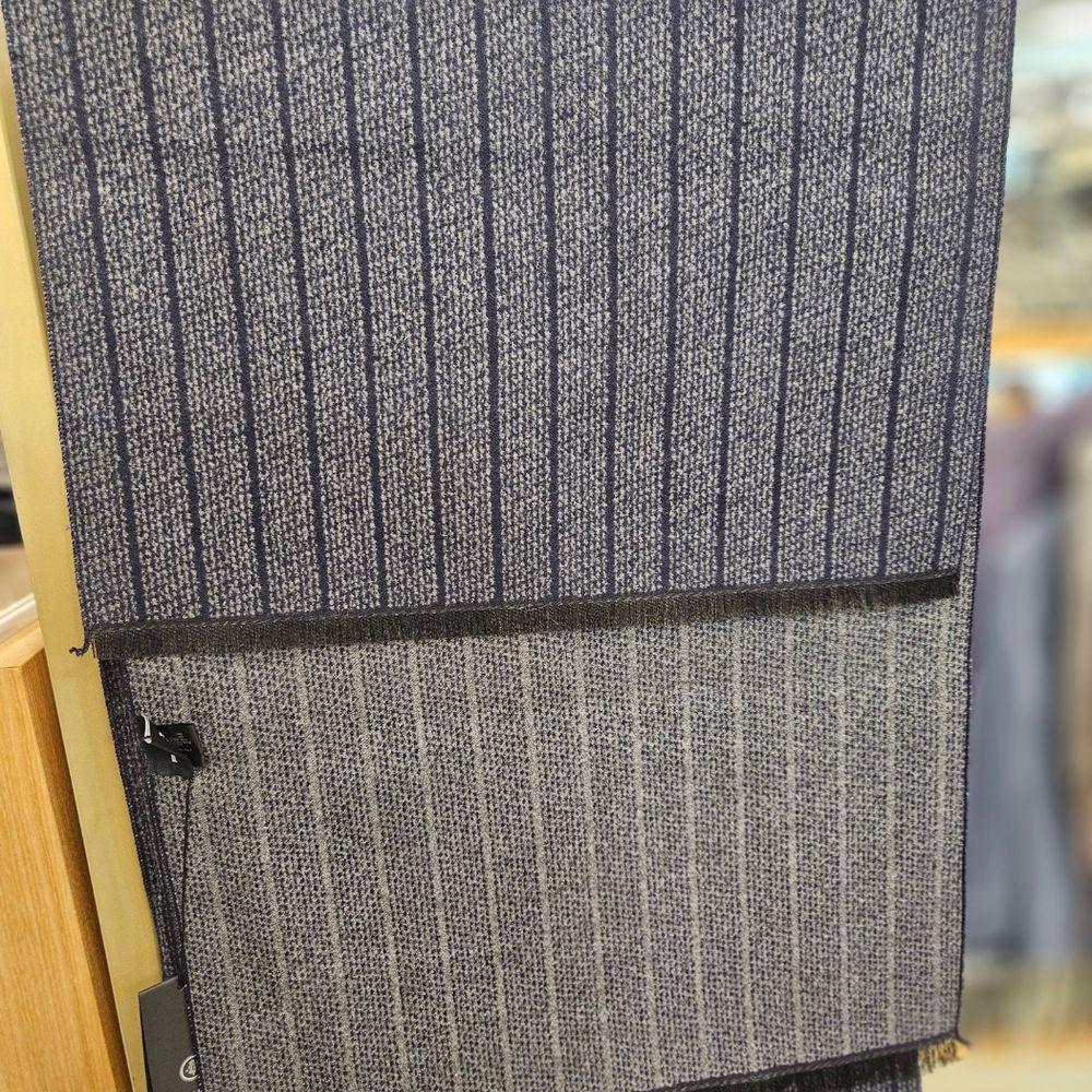 Renoma Warm and Soft Rayon Blend Vertical Solid Muffler FNFTM5103-NY-BK
