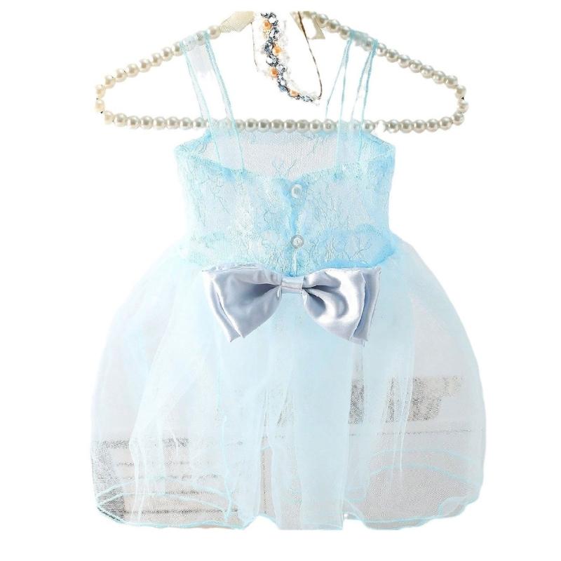 

Cute Newborns Lace Bowknot Dress with Matching Headband Lovely Baby Headwear & Dress Photo Props for Photoshoots 1