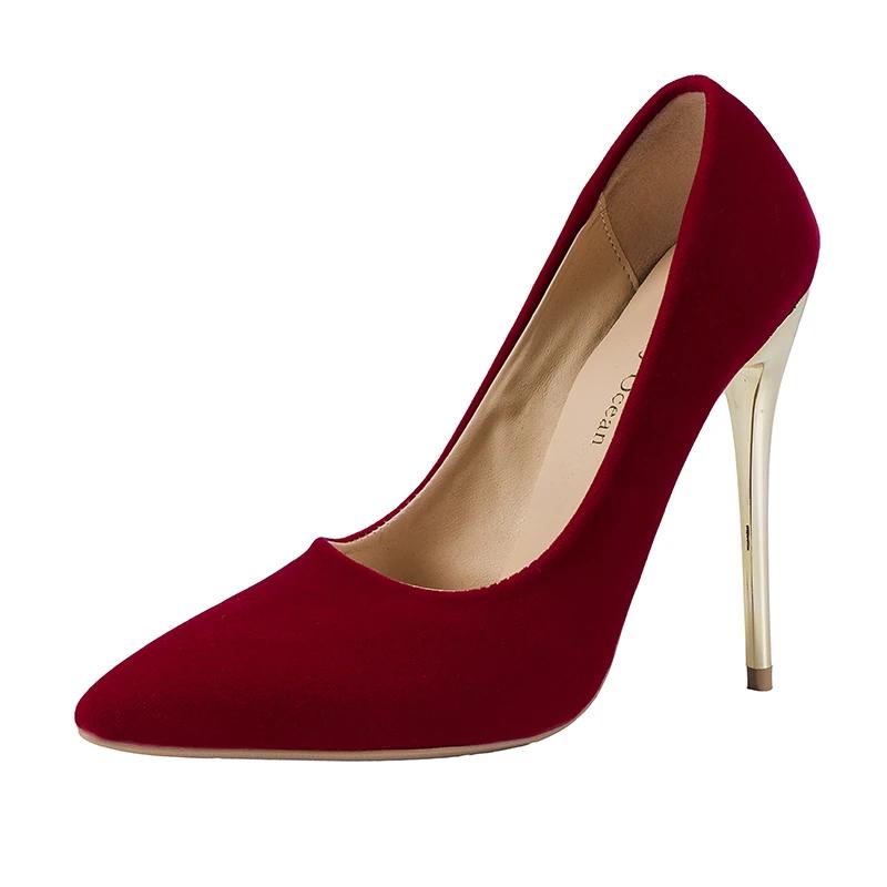 

Новые ретро свадебные туфли для женщин, красные, повседневные свадебные туфли, два высоких каблука, тонкие каблуки, свадебные одинарные туфли 45