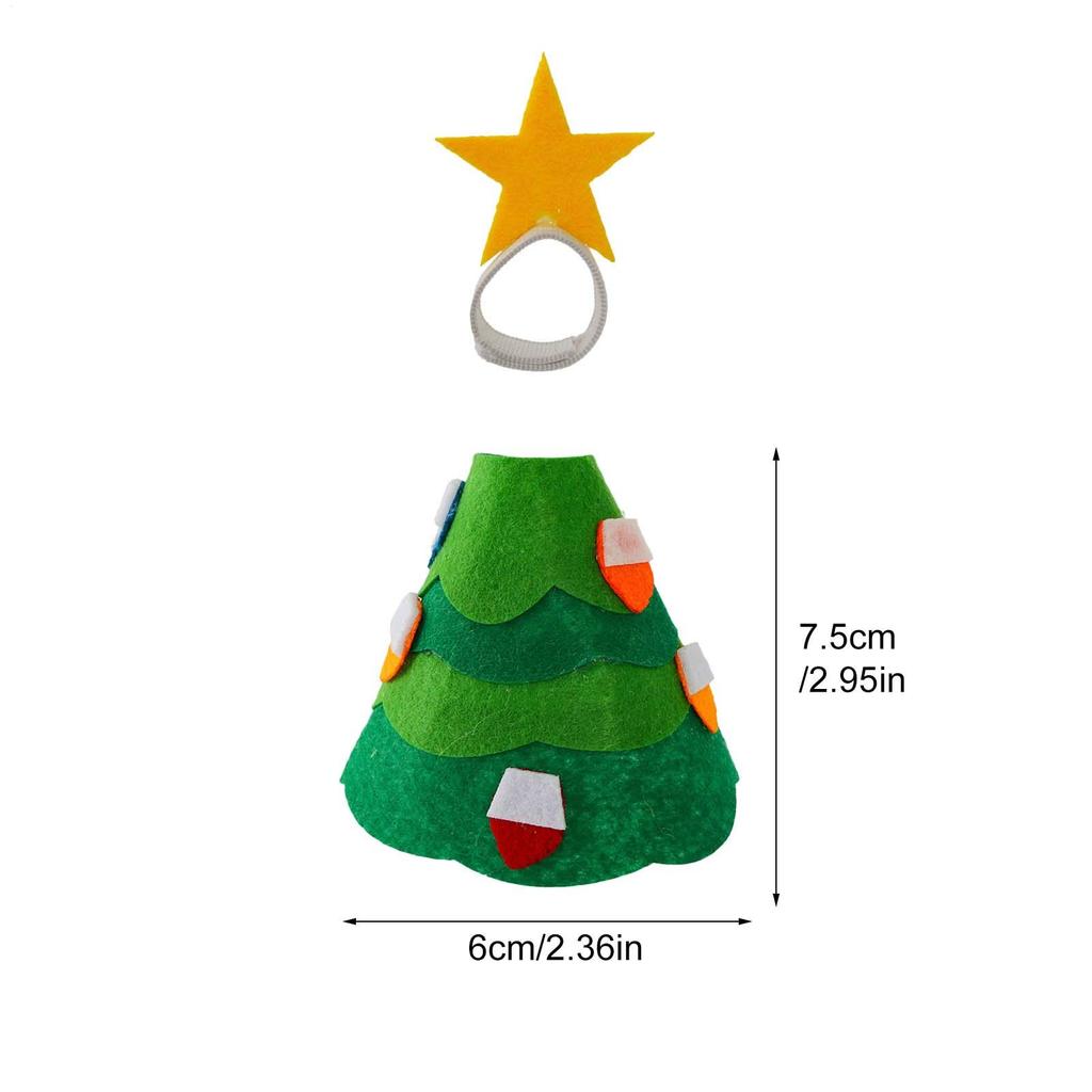 Mini Porch Animal Costume 7 Inch Christmas Costume For Desk Statue Mini Lightweight Velvet Decoration For Fireplace Home