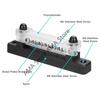 2pcs 6 Way Bus Bar Terminal Block 150A Power Distribution Terminal Block with Cover For Motorhome Boat Marine Battery Power