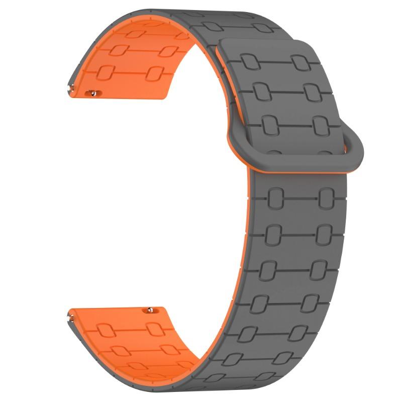 22mm Magnetic Band For AMAZFIT T-REX3 Pro Xiaomi S4/S3/S2 46mm 42mm Silicone Bracelets For Mi Watch Color 2/S1 Pro Active Strap Sports Accessories