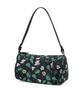 Daks Womens Accessories Green Flower Pattern Fabric Mini Shoulder And Crossbody Bag_Dcba6E510E3