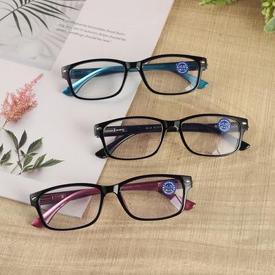 Reading Glasses Men Women Retro Ultralight Prescription Eye Glasses Square Optical Farsighted Eyewear +1.0 +1.5 +2.0 +2.5 ~ +4.0