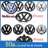 For VOLKSWAGEN VW 135mm 138mm Front Grille Logo Badge + 113mm Trunk Lid Logo Emblem Replace Accessories For Volkswagen VW Golf 7