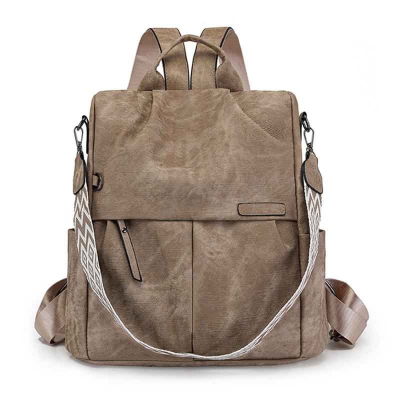 

Женский многофункциональный рюкзак из ПУ хаки