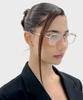 MAISON MASTER Slap Silver Glass Glasses [Blue Light Blocking Lenses]