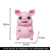 Cute Cartoon Pig Child Savings Jar Creative Piggy Bank Desk Decoration Ornaments Animal Resin Sculpture Room Aesthetic Decor