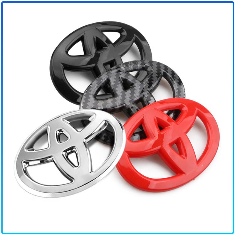 1Pcs Car Steering Wheel Badge Decal Auto Styling Car Decoration Sticker For Toyota C-hr Prado Rav4 Yaris Hilux Prius Avensis Corolla Camry
