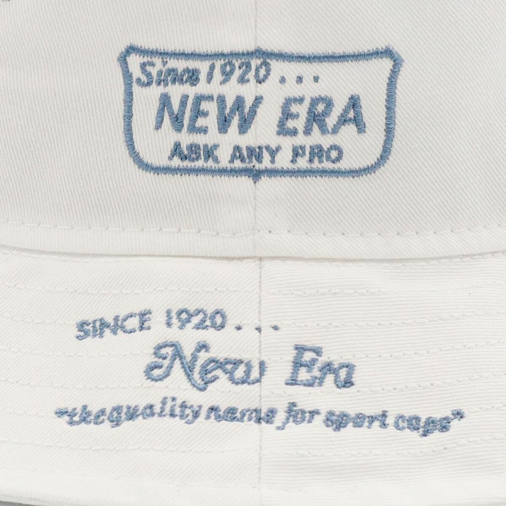 New Era Golf Eimerhut mit Archivgröße GF BUCKET01 ARCHIVE LOGO AO WHI Logo, Weiß, M/L,
