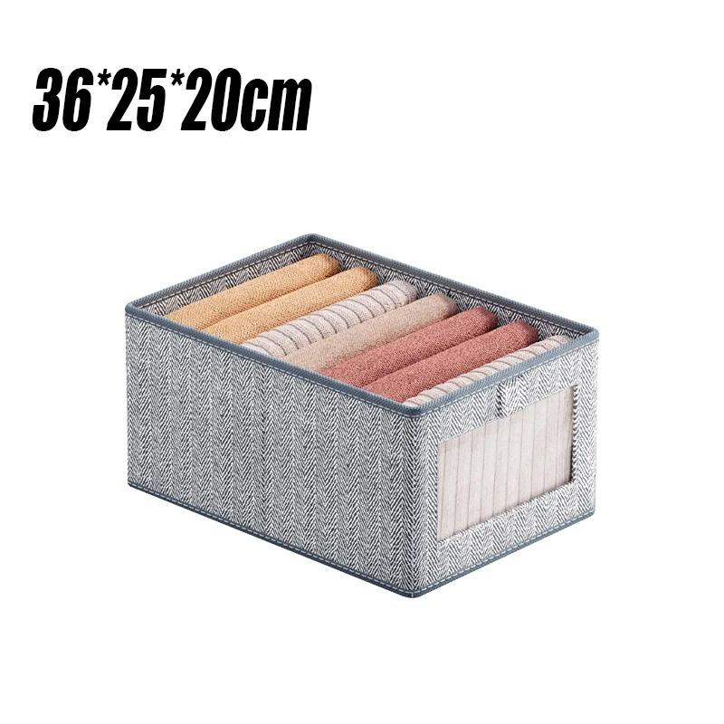 Folding Metal Frame Clothes Storage Box Large Capacity Pants Storage Box Household Moisture-proof Closet Organizer Storage Boxes