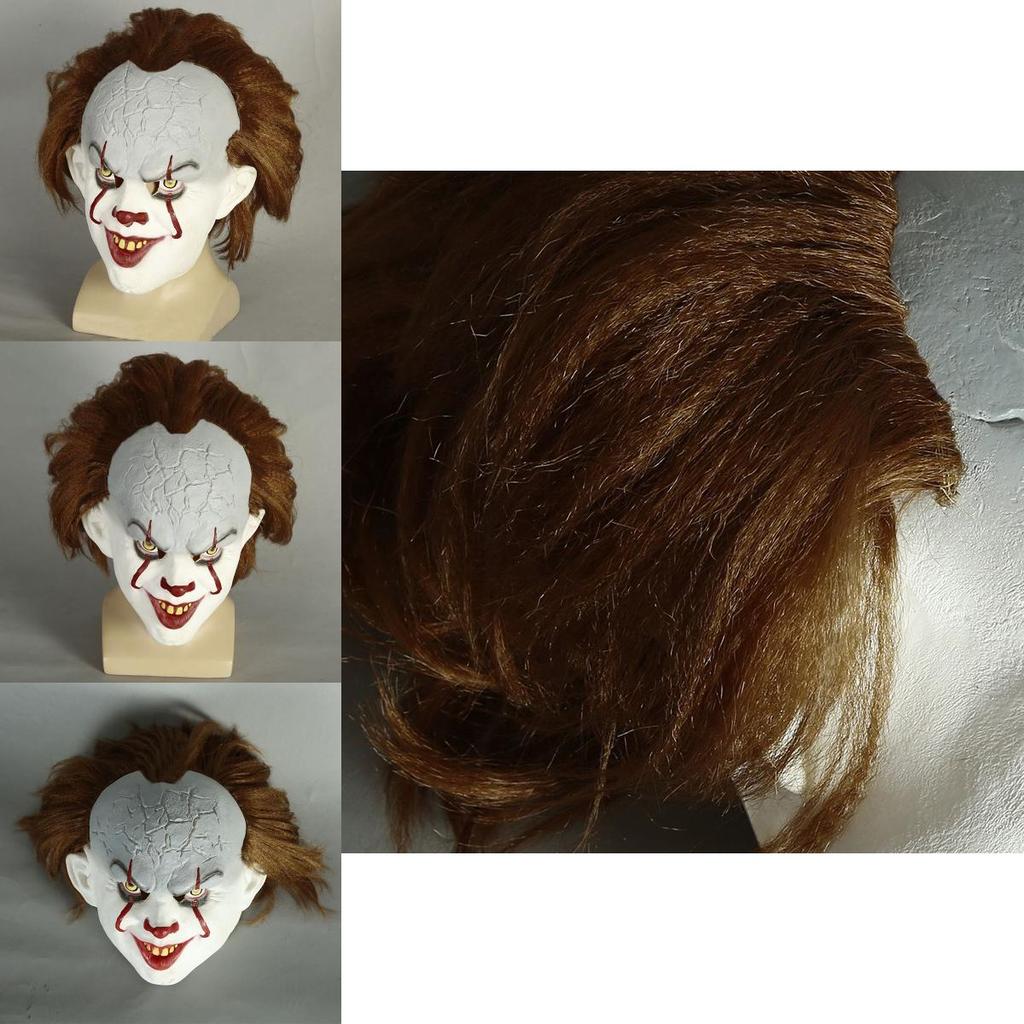 Authentic Stephen King's It Pennywise Latex Mask Perfect For Halloween Cosplay Events