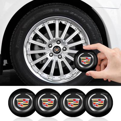 4Pcs 56mm Car Wheel Center Hub Cap Badge Sticker Emblem Covers for Seville XT4 CT4 CT5 ATS SLR STS EXT CTS Accessories