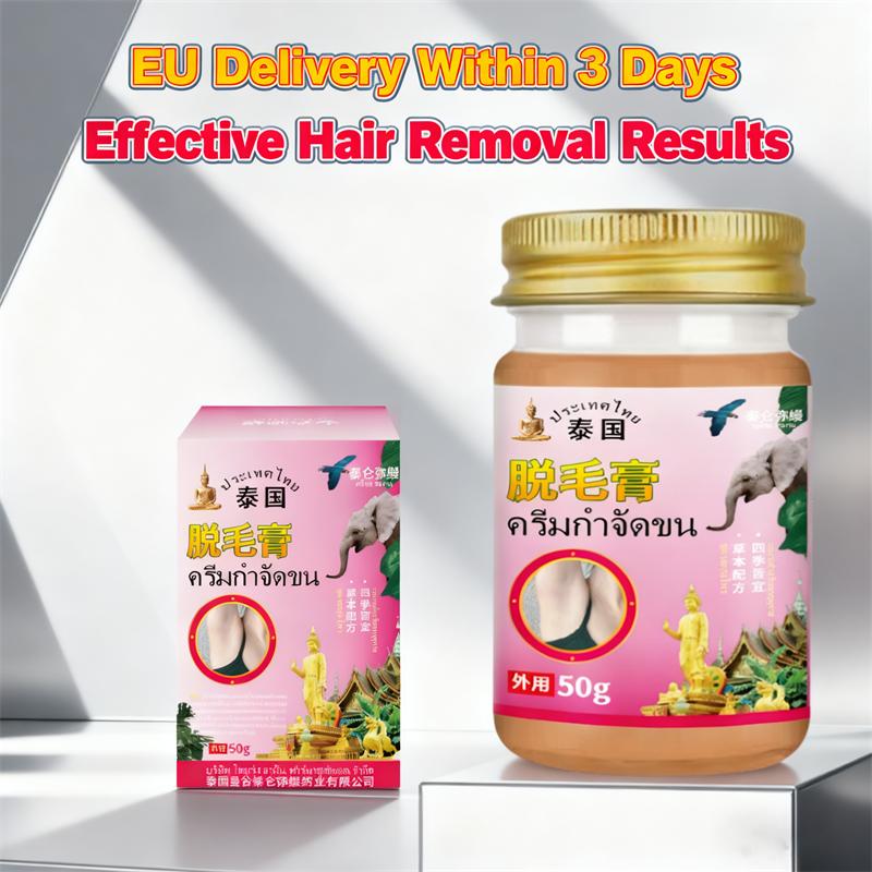 Thai Imported Hair Removal Cream - Gentle On Skin, Full-Body Application (50g)