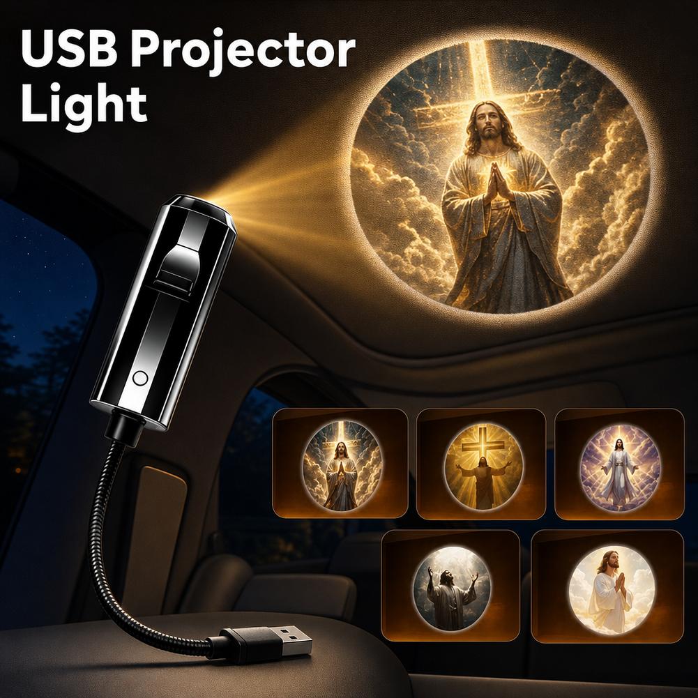 Mini Galaxy Star Projector Night Light Christmas Pattern Projection Light Ceiling LED Lamp USB Ambient Lamp For Home Party Decor