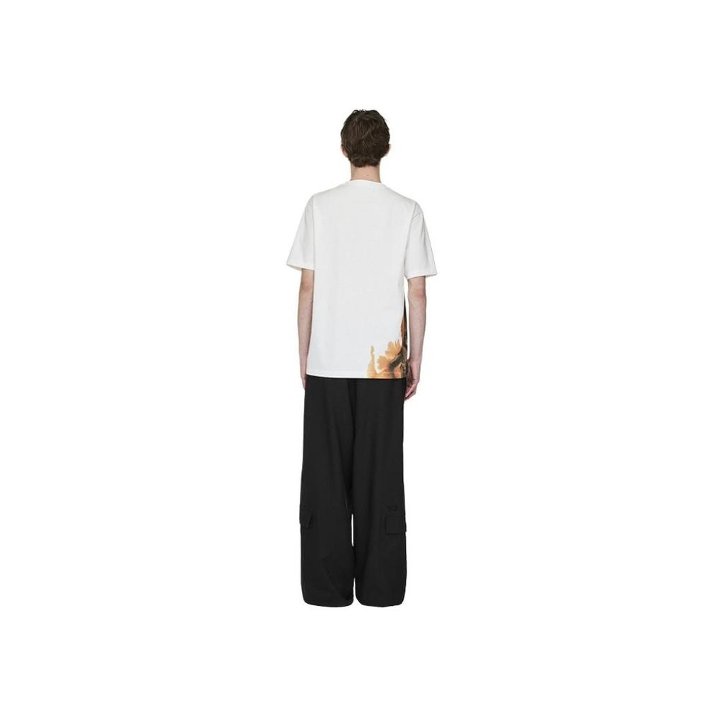 Y-3 GFX Short-Sleeve Tee White Unisex Tops JX4744