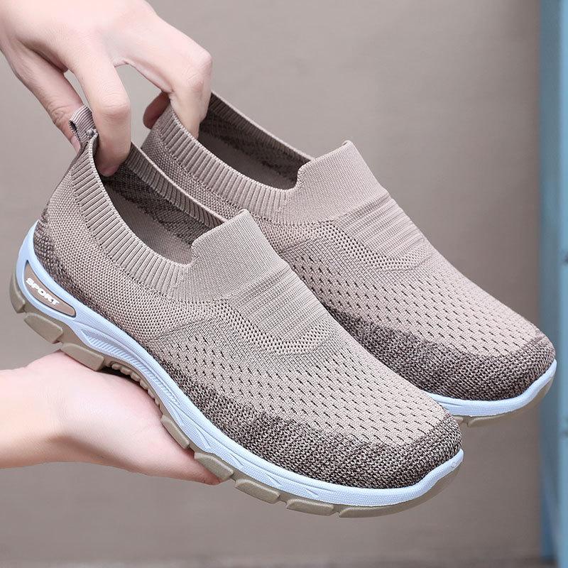 Fashion New Men's Dad Knitted Casual Shoes for Spring/Summer 2025, Lightweight, Soft soled, Breathable Mesh Shoes sneakers for men